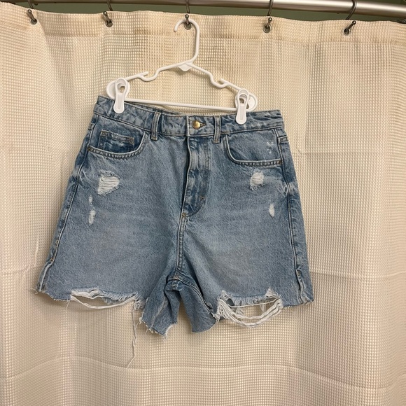 Zara Pants - Zara high waisted denim shorts - size 6 - barely worn